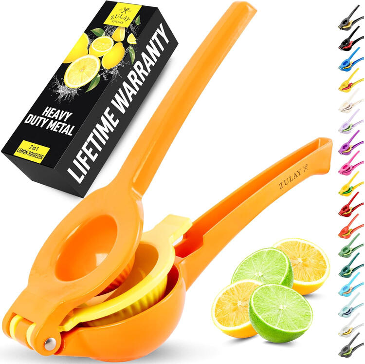 Zulay heavy duty 2-in-1 lemon and lime juicer Zulay heavy duty 2-in-1 lemon and lime juicer
