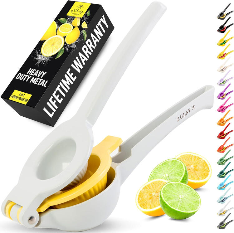 Zulay 2-in-1 manual lemon and lime citrus juicer Zulay 2-in-1 manual lemon and lime citrus juicer